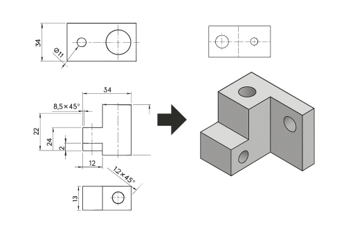 CAD‑3D‑Modelle von Bauteilen – professionelle 3D‑Modellerstellung für Industrie, Fertigung und Produktentwicklung